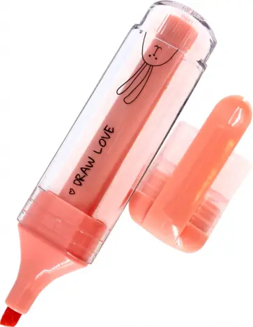 Текстовыделитель Bunny, персиковый обложка книги