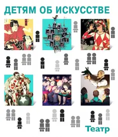 Светлана Петраудзе - Детям об искусстве. Театр обложка книги