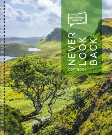 Тетрадь В горной долине, 96 листов, клетка, в ассортименте обложка книги