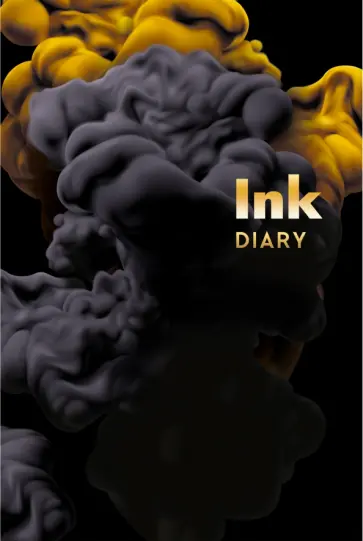 Ежедневник недатированный Ink diary, 128 листов, А5- Ежедневник недатированный Ink diary, 128 листов, А5- обложка книги