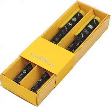 Набор шариковых ручек FunWrite. Машины. Цвет желтый, синие, 2 штуки обложка книги