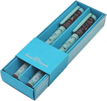 Набор шариковых ручек FunWrite. Coffee Time. Мятный капучино, синие, 2 штуки обложка книги