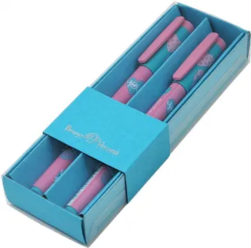 Набор шариковых ручек FunWrite. Сердечки. Эмоции. Роза, синие, 2 штуки обложка книги