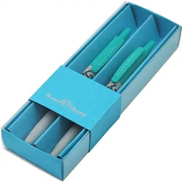 Набор шариковых автоматических ручек HappyClick. Мопеды, синие, 2 штуки обложка книги