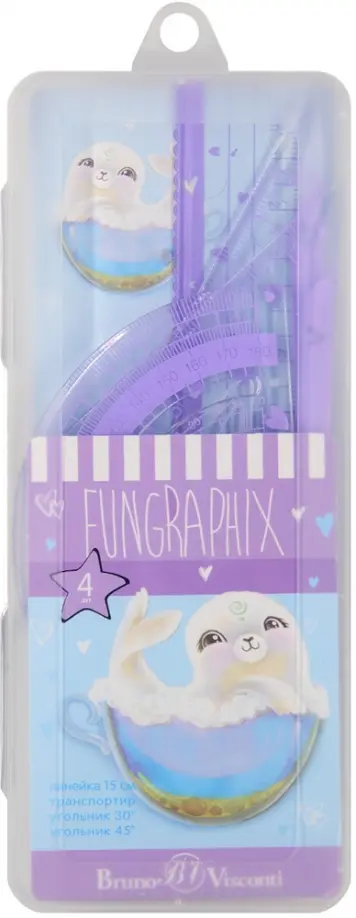 Набор измерительных инструментов FunGraphix.2, 4 предмета обложка книги