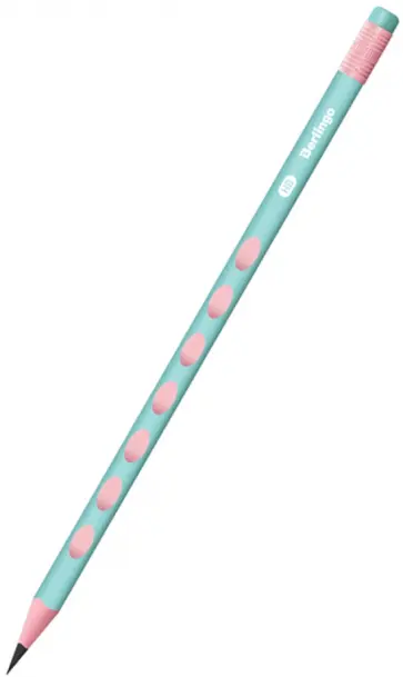 Карандаш чернографитный Haze, HB, с ластиком, в ассортименте обложка книги