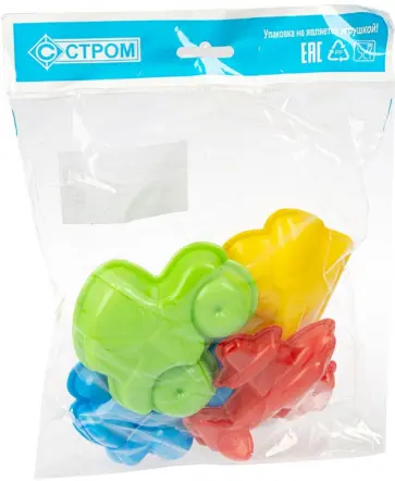 Формы для песка Транспорт, 4 штуки обложка книги