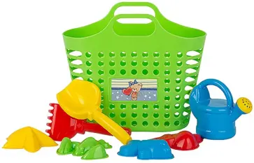Детский песочный набор, 8 предметов, в ассортименте. обложка книги