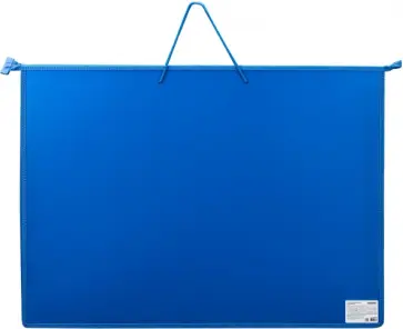 Папка для рисунков и чертежей, А2, синяя обложка книги