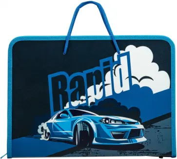 Папка для труда Rapid engine, А4, с ручками обложка книги