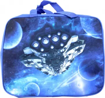 Папка для тетрадей Spaceship, А4, с ручками обложка книги