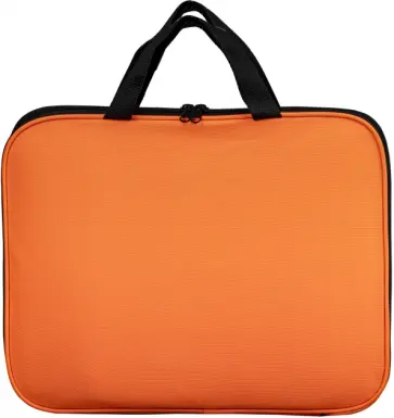 Папка на молнии Everyday, А4, ярко-оранжевая обложка книги