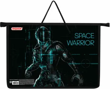 Папка для тетрадей Space warrior, А4, с ручками обложка книги