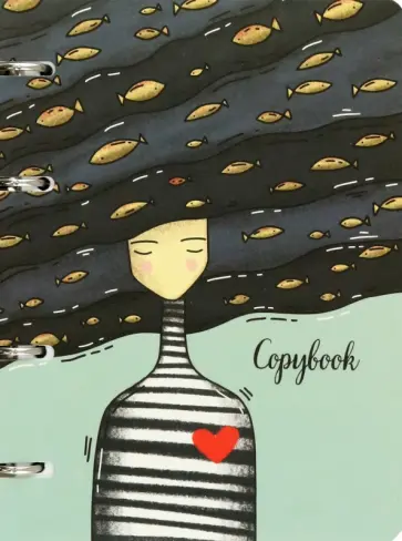 Тетрадь Морская фантазия, 120 листов, клетка обложка книги