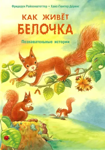 Фридерун Райхенштеттер - Как живёт белочка. Познавательные истории обложка книги