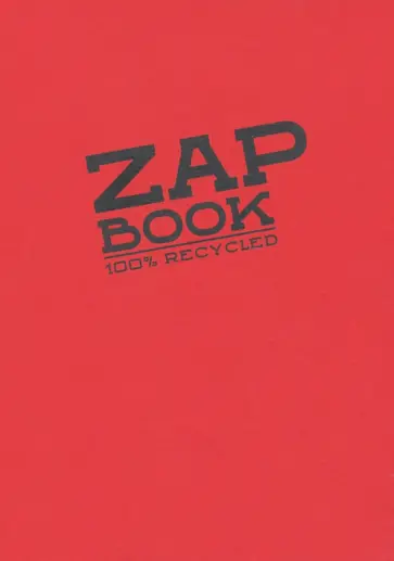 Блокнот Zap Book, А6, 160 листов, в ассортименте обложка книги