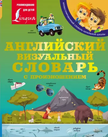 Английский визуальный словарь с произношением обложка книги