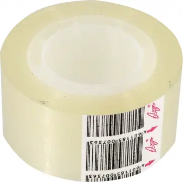 Лента клейкая, прозрачная, 24 мм обложка книги