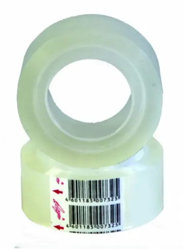 Лента клейкая, прозрачная, 18 мм обложка книги