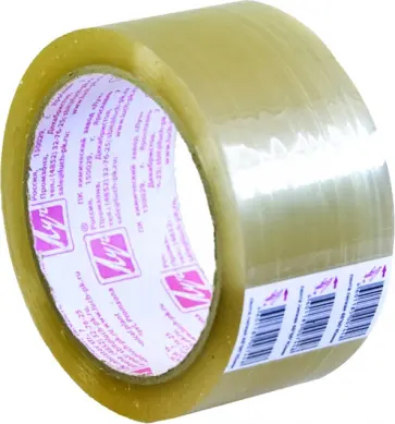 Лента клейкая упаковочная, прозрачная, 48 мм обложка книги