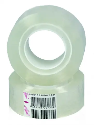 Лента клейкая, прозрачная, 18 мм обложка книги