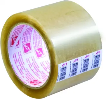 Клейкая лента упаковочная, прозрачная, 72 мм обложка книги