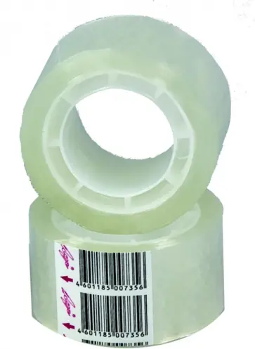 Лента клейкая, прозрачная, 24 мм обложка книги