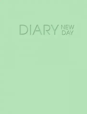Ежедневник недатированный New day. Салатовый, А6, 128 листов обложка книги