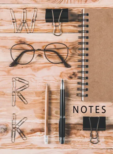 Книга для записей Work diary, А4, 120 листов, линейка обложка книги