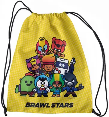 Мешок для обуви Команда Yellow Brawl Stars Мешок для обуви Команда Yellow Brawl Stars обложка книги