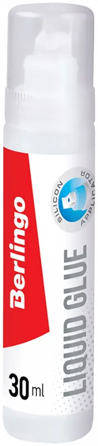 Клей канцелярский, с плоским силиконовым аппликатором, 30 мл обложка книги