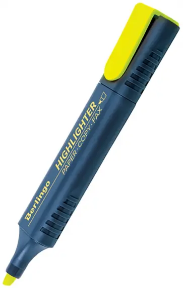 Текстовыделитель Textline HL500, желтый обложка книги