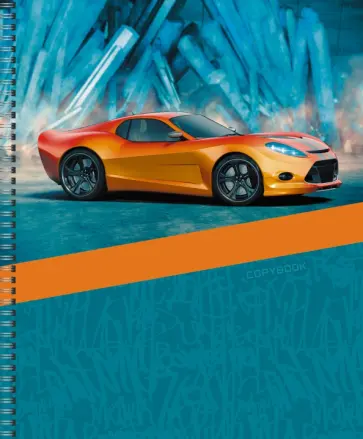 Тетрадь Скорость дня, 48 листов, клетка, в ассортименте обложка книги