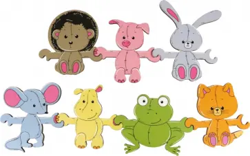 Настольная игра Карусель-игра. Дружные зверята обложка книги