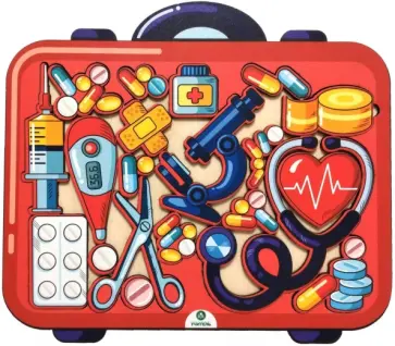 Пазл-головоломка Аптечный чемоданчик, 18 деталей обложка книги