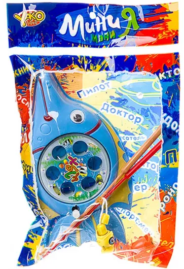 Набор игровой рыбалка с 2-мя удочками, рыбка обложка книги