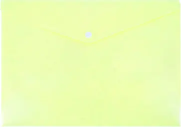 Конверт на кнопке Pastel, A4, желтый обложка книги