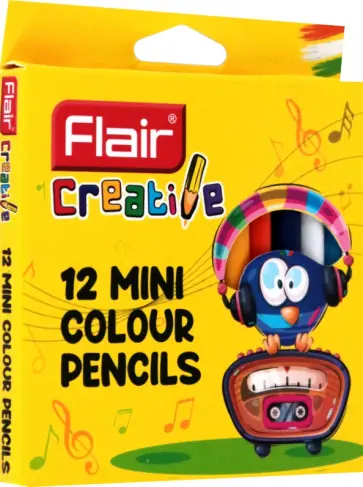 Карандаши цветные Flair Creative, 12 цветов обложка книги