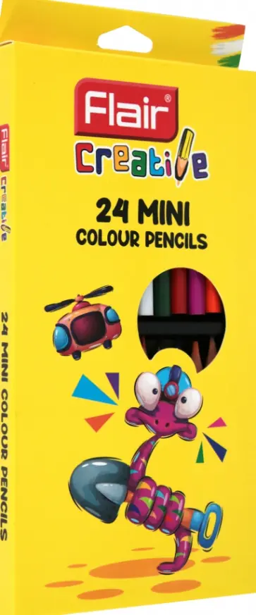 Карандаши цветные Flair Creative, 24 цвета обложка книги