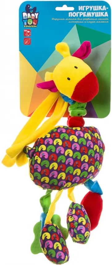 Игрушка развивающая мягкая Жираф обложка книги