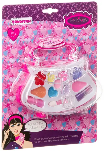 Набор детской декоративной косметики Сумочка-косметичка обложка книги