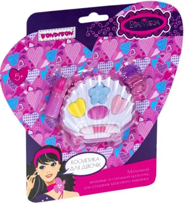 Набор детской декоративной косметики и аксессуаров Ракушка обложка книги