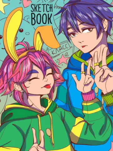 Скетчбук Аниме. Все будет хорошо, 80 листов, А5 обложка книги