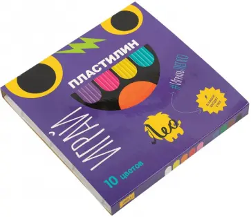 Пластилин классический Играй, 10 цветов Пластилин классический Играй, 10 цветов обложка книги