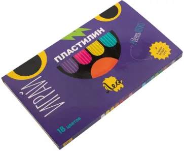 Пластилин классический Играй, 18 цветов Пластилин классический Играй, 18 цветов обложка книги