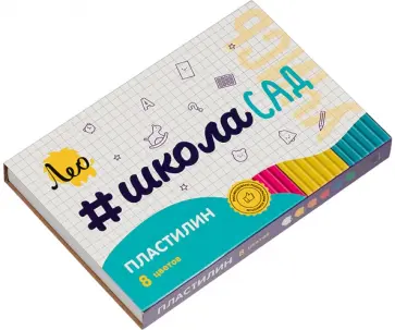 Пластилин классический Учись, 8 цветов Пластилин классический Учись, 8 цветов обложка книги