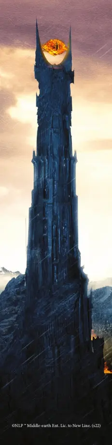 Властелин колец. Закладка с резинкой. Барад-дур обложка книги