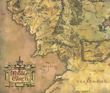 Скетчбук. Властелин колец. Карта Средиземья, 96 страниц обложка книги