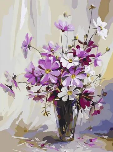 Живопись на холсте Космея обложка книги