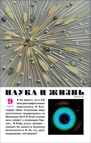 Журнал Наука и жизнь № 9. 2022 обложка книги